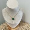 Emerald Clover Charm