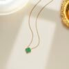 Emerald Clover Charm