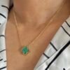 Emerald Clover Charm