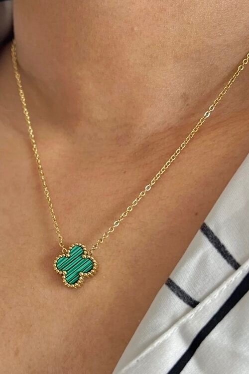 Emerald Clover Charm
