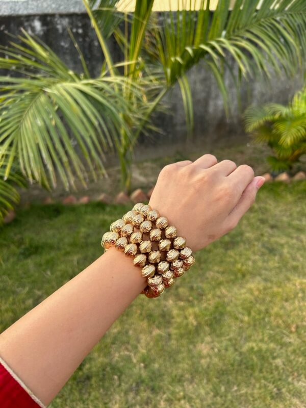 IMG_0505 Golden Majesty Statement Bracelet S
