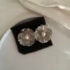 Silver Petals with Pearl