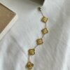 Golden Clover Bloom Bracelet
