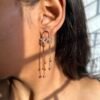 Petal Chain Drop Earrings