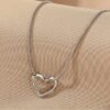 Silver Heartfelt Necklace