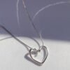 Silver Heartfelt Necklace