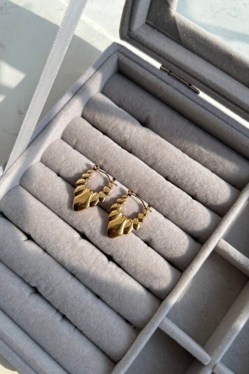 Aura Gold Hoops