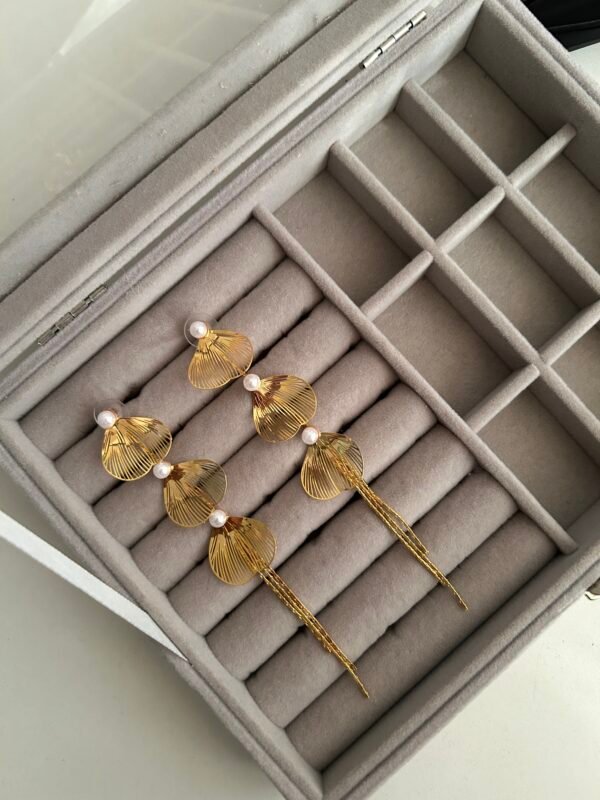 Gleaming Gossamer Shell Drapes