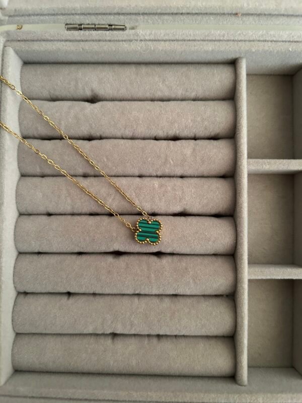 Emerald Clover Charm