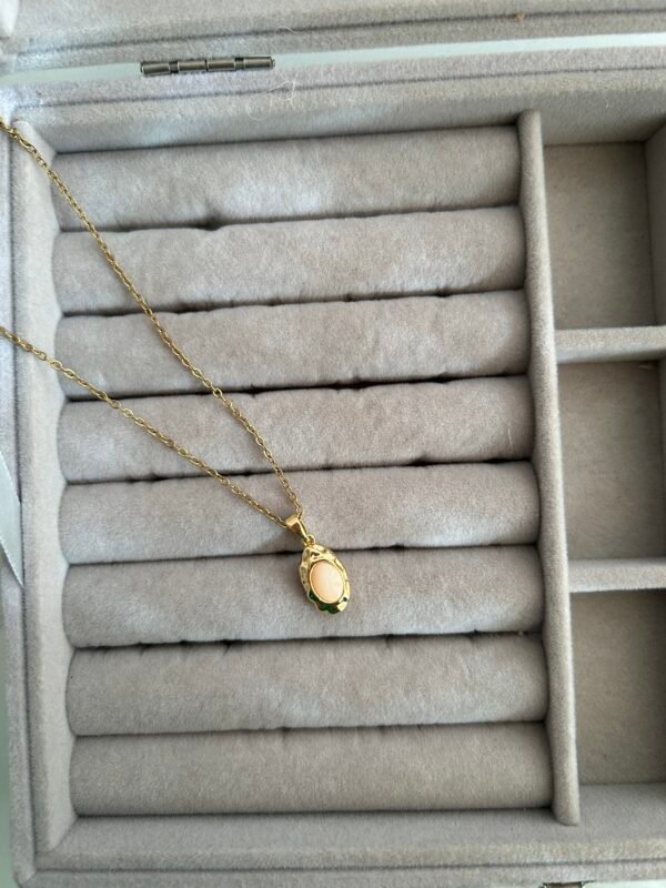 Pink Bliss Peanut Pendant