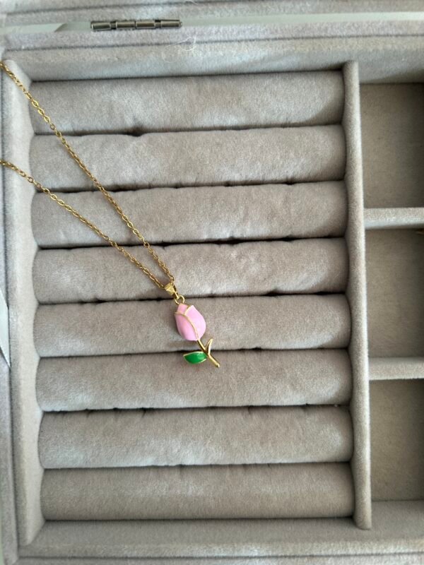 Blushing Rose Pendant