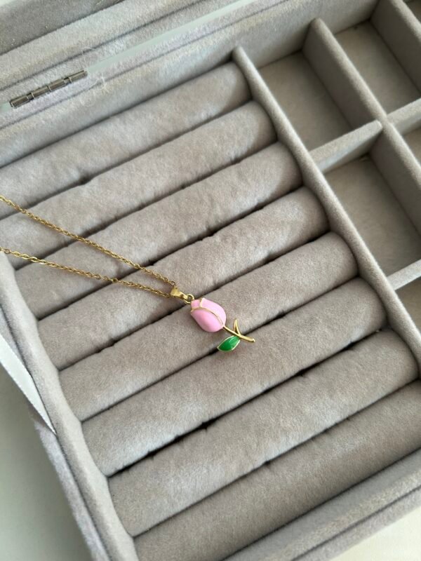 Blushing Rose Pendant