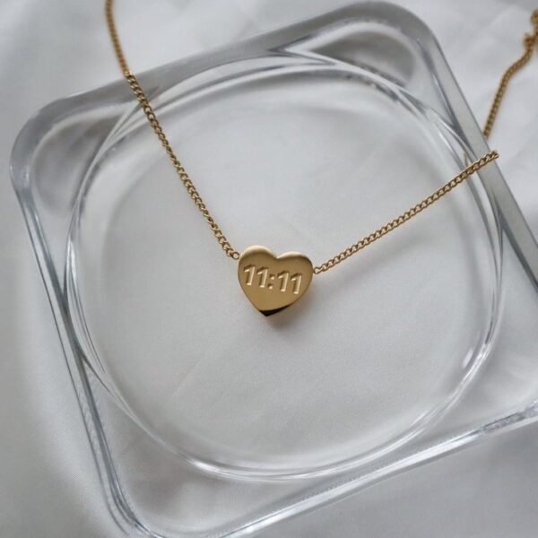 11:11 Wishful Heart Necklace