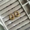 Eterna 18K Gold Hoops