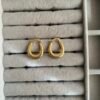 Eterna 18K Gold Hoops