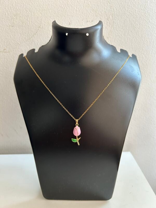 Blushing Rose Pendant