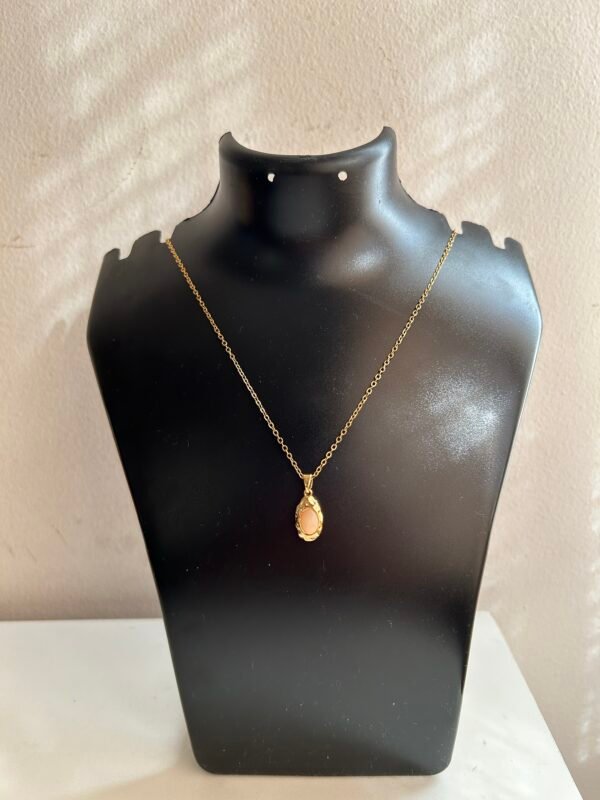 Pink Bliss Peanut Pendant
