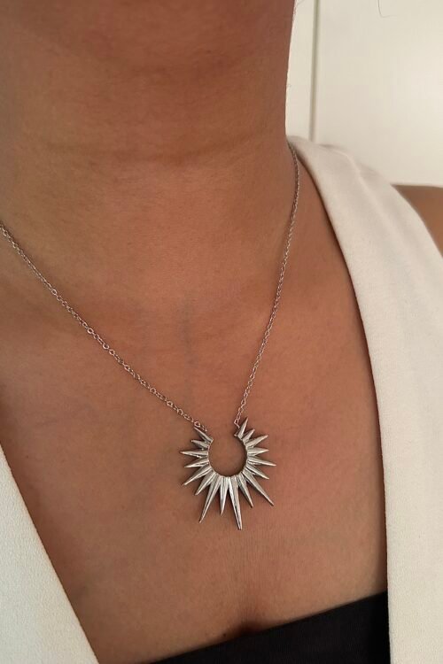 Silver Solara Radiance Necklace