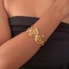 Golden Swirl Bracelet
