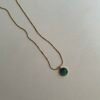 Turquoise Halo Necklace