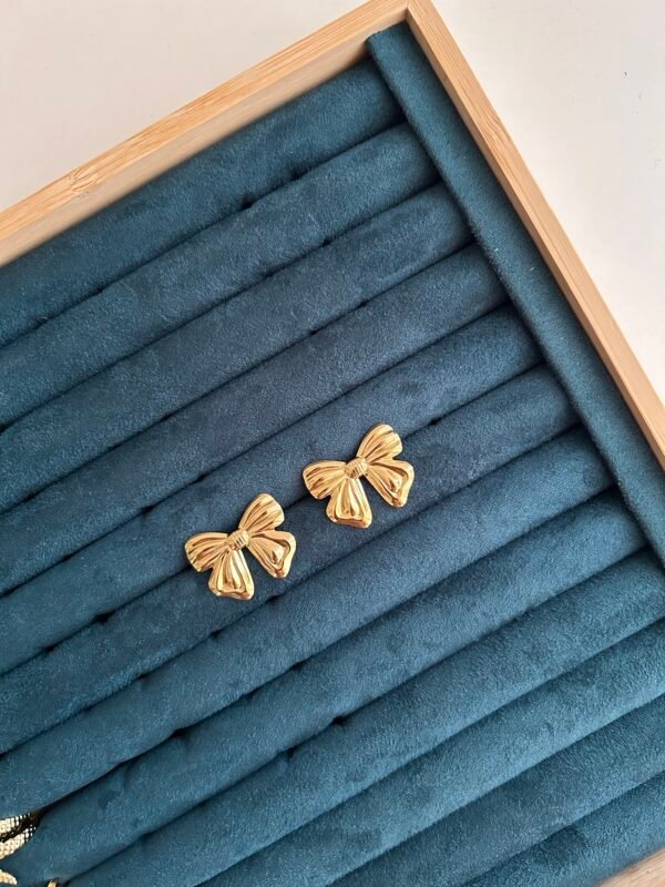 IMG_2290 Golden Bow Studs