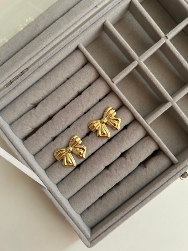 IMG_2293 Golden Bow Studs