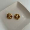 Knot of Gold Earrings