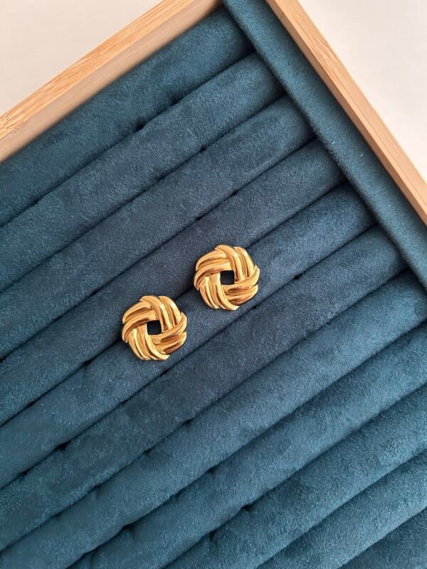 IMG_2297 Knot of Gold Earrings