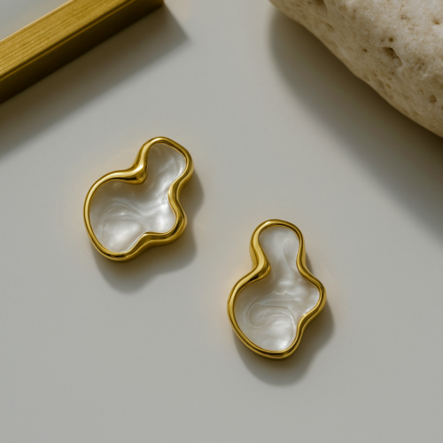 IMG_3016 Modern Art Enamel Earrings