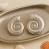 Luna Swirl Silver Earrings