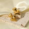 Dual Heart Earrings
