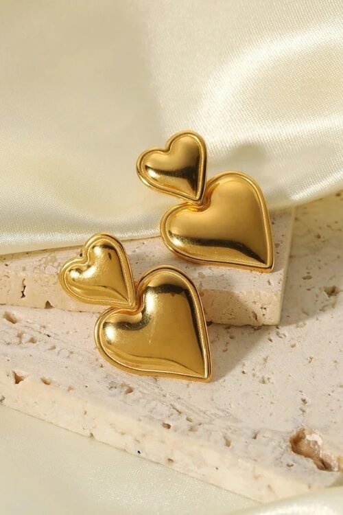 Dual Heart Earrings
