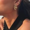 Dual Heart Earrings