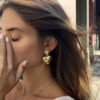 Dual Heart Earrings