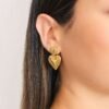 Dual Heart Earrings