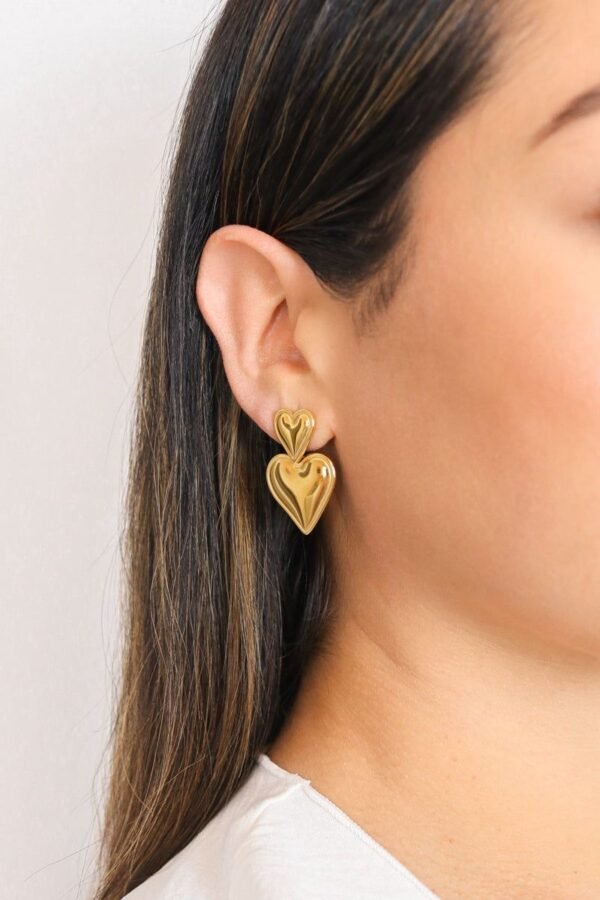 Dual Heart Earrings